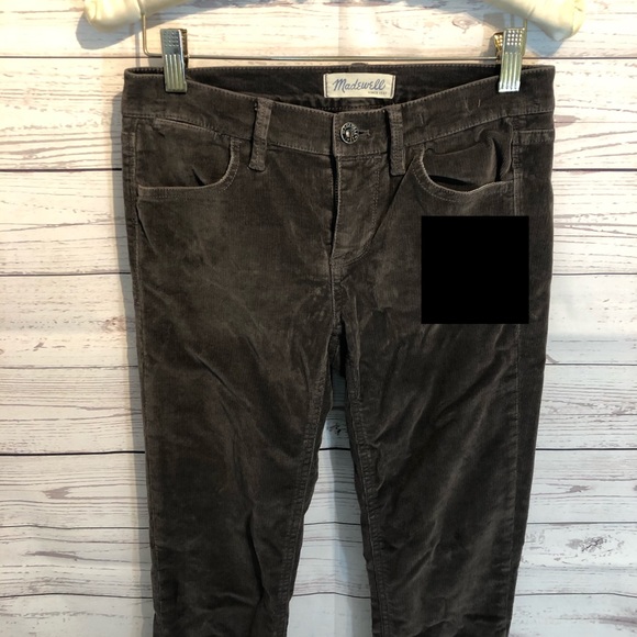 Madewell Corduroy Skinny Brown Jeans - Picture 4 of 8